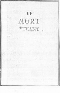 S.4.09 Le mort vivant, 1772, Title page