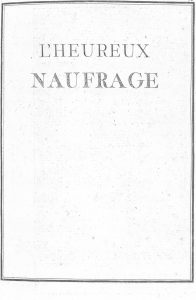 S.4.13 L’heureux naufrage, 1772, Title page